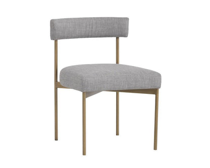 Seneca Dining Chair - Antique Brass - Arena Cement