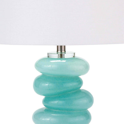 Stacked Pebble Glass Table Lamp