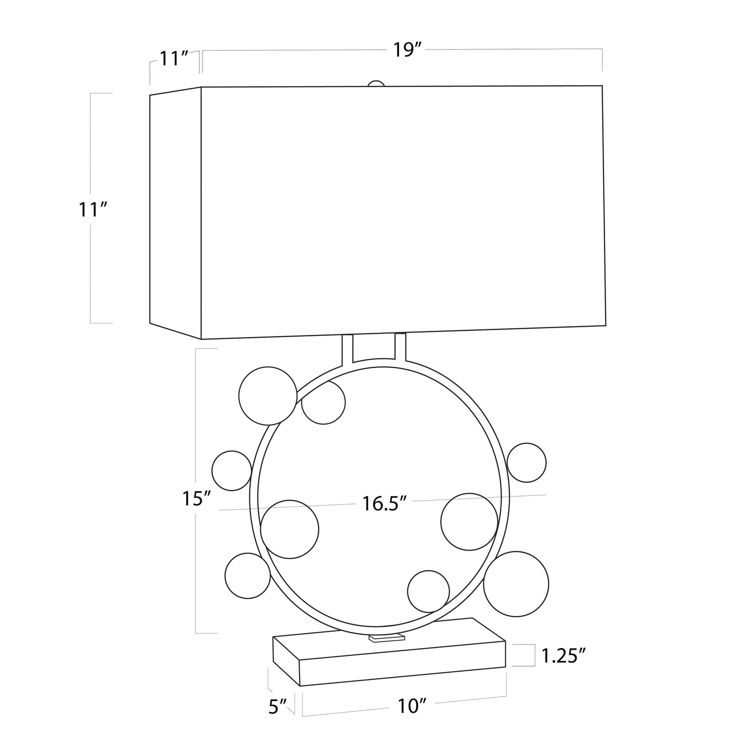 Bijou Ring Table Lamp