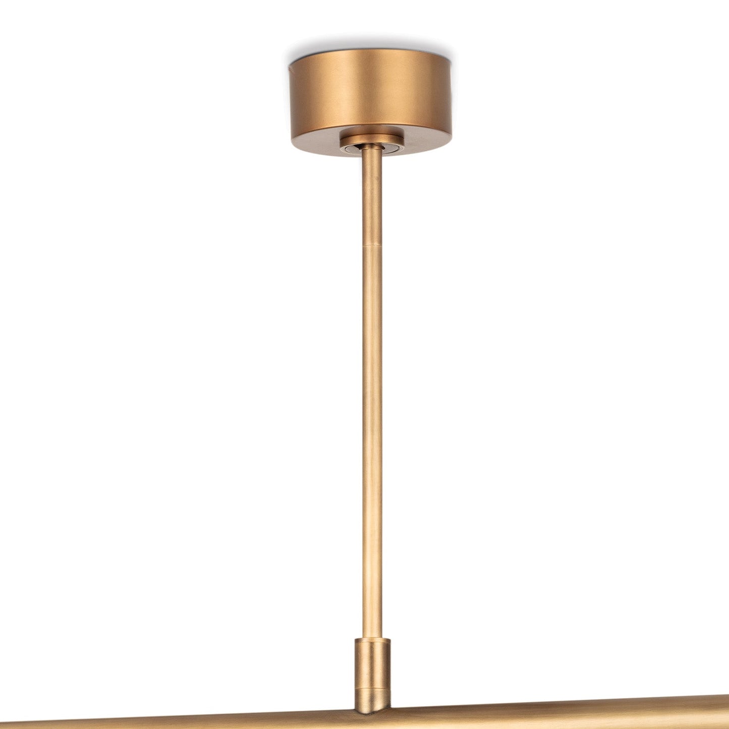 Wick Chandelier (Natural Brass)