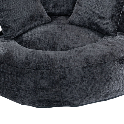 Lazy Sofa Durable Comfort Lounger High Back Bean Bag Chair Couch With