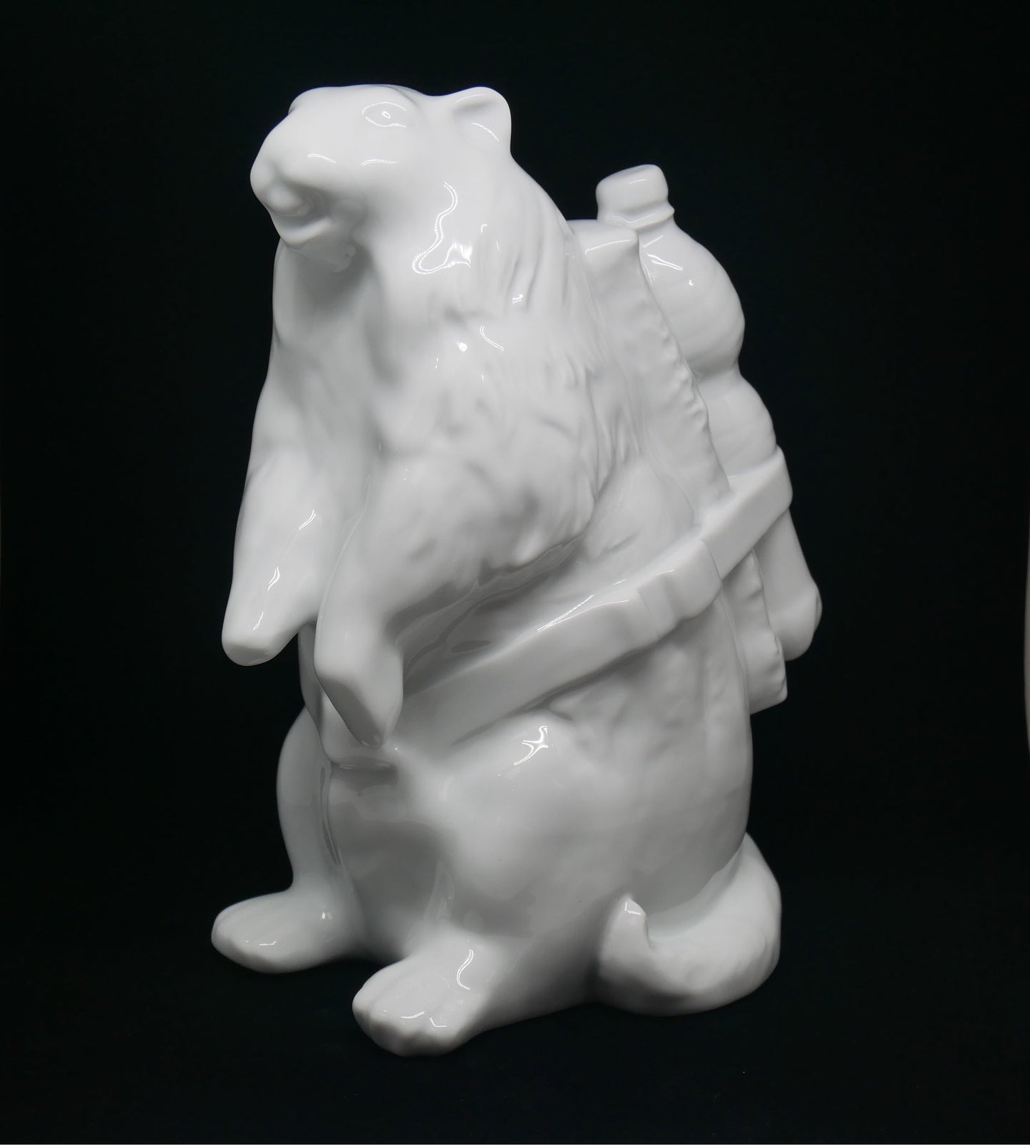 Sculpture Marmot White Porcelain Edition by SWEETLOVE