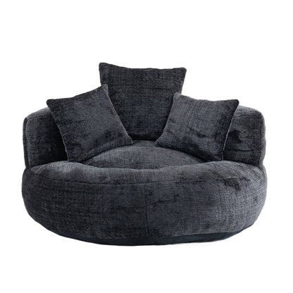 Lazy Sofa Durable Comfort Lounger High Back Bean Bag Chair Couch With