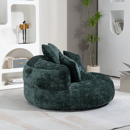 Lazy Sofa Durable Comfort Lounger High Back Bean Bag Chair Couch With