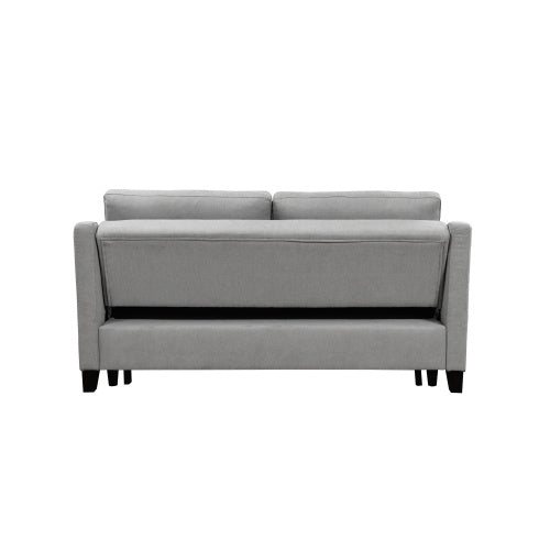 69 Inches  3-in-1 Convertible Queen Sofa Bed, Modern Fabric Double