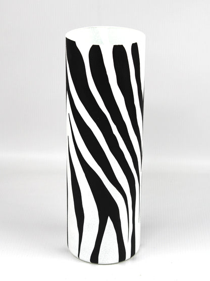 table black&white art decorative glass vase 7856/300/sh224