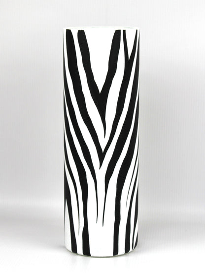 table black&white art decorative glass vase 7856/300/sh224