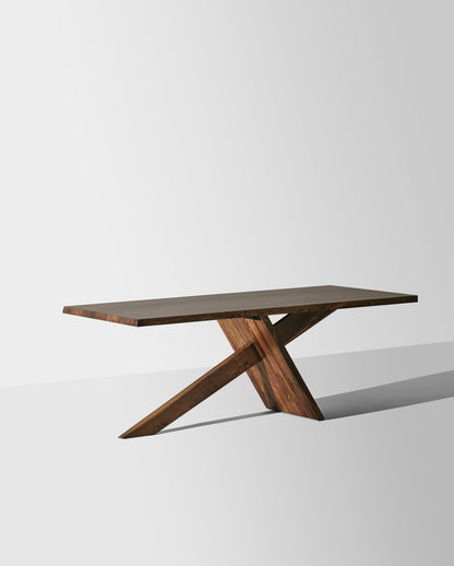 Samurai Dining Table-Walnut 92.3"