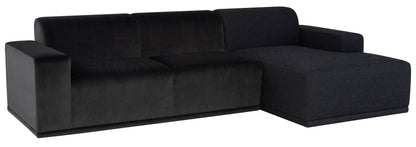 Leo Sectional-(Left Arm Facing) Shadow Grey