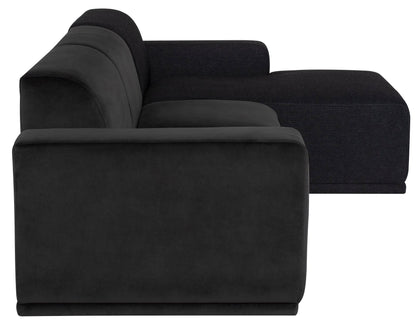 Leo Sectional-(Left Arm Facing) Shadow Grey