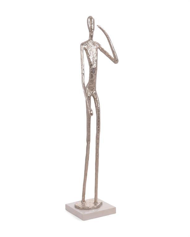 Nickel Figure One Sculpture