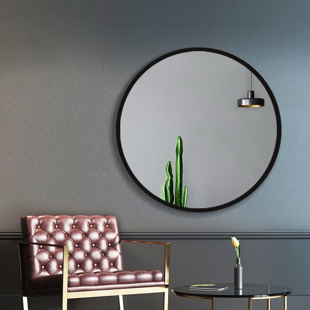 Embellir Wall Mirror Makeup 60cm Home Decor Framed Mirrors Bathroom