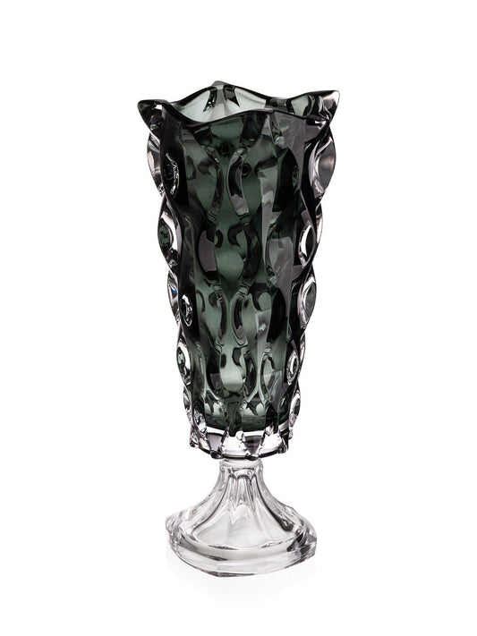 SAMBA Grey Footed Vase