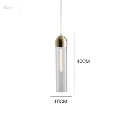 Modern Pendent Lamp Led Glass Nordic Hanging Lighting Fixtures