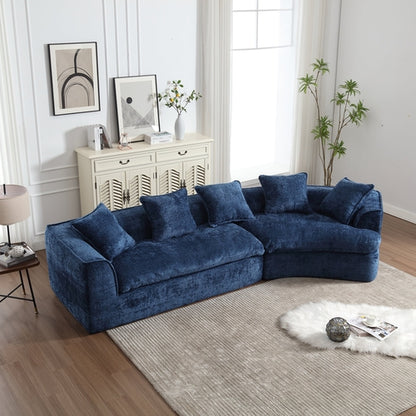 Boucle Sofa 3 Seater for Living Room Oversized Comfy Sofa unique