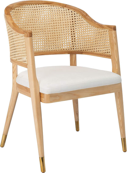 Couture Home Collection Rogue Natural Rattan Living Room Dining Accent