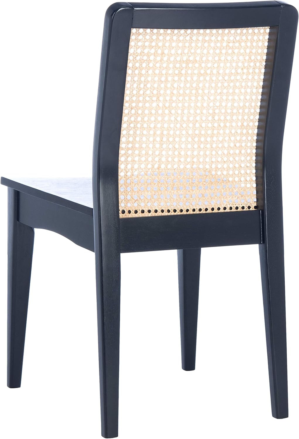 Home Collection Benicio Black/Natural Rattan Dining Chair (Set of 2)