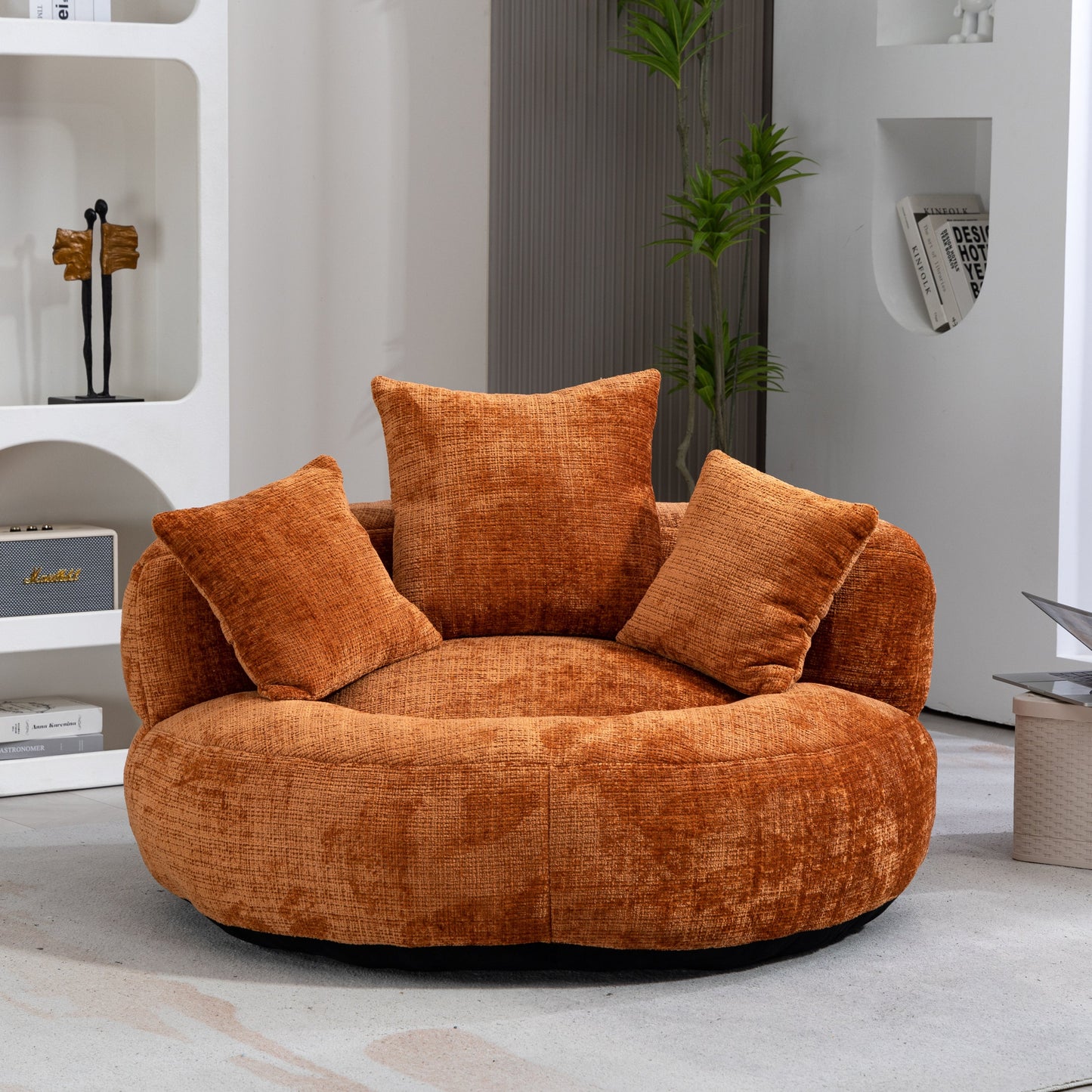 Lazy Sofa Durable Comfort Lounger High Back Bean Bag Chair Couch With