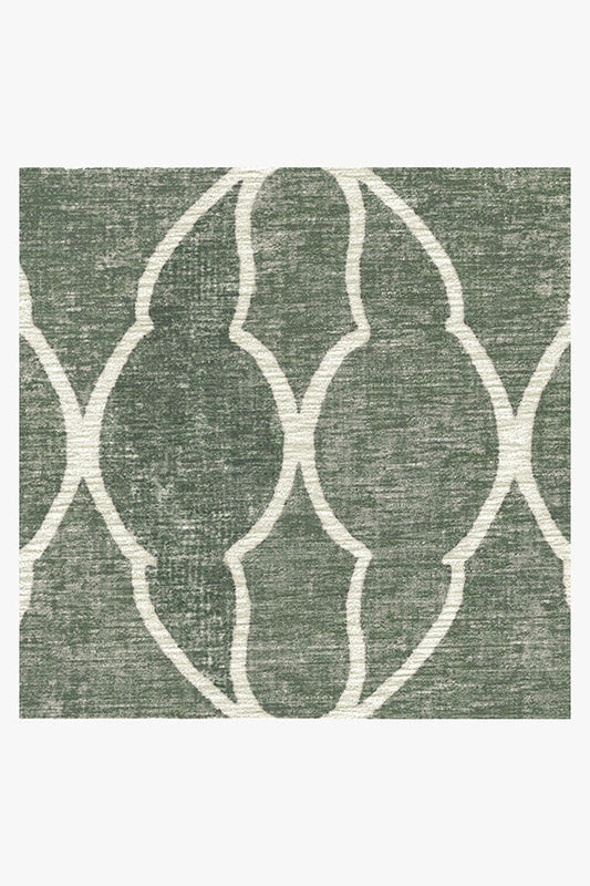 Grogu™  Trellis Sage Green Tufted Rug