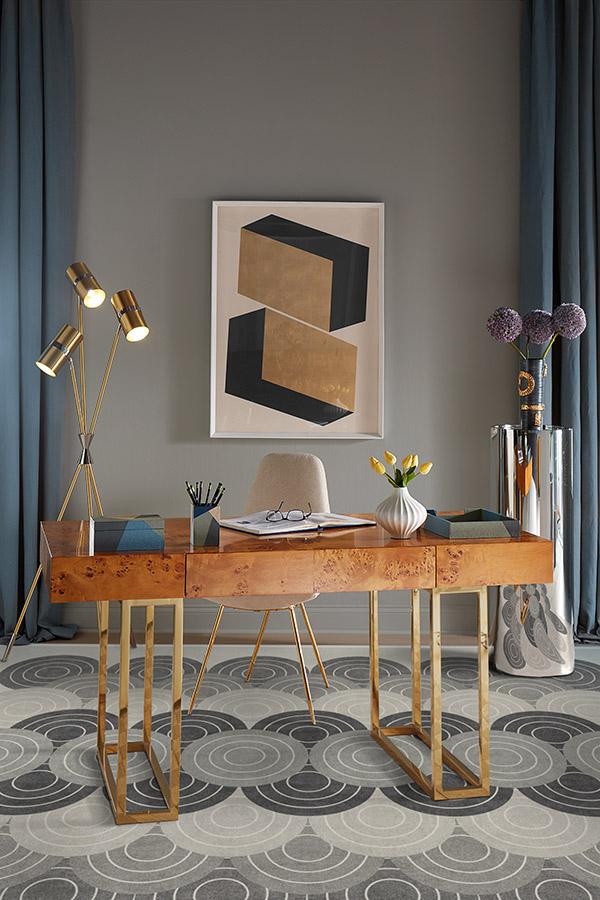 Jonathan Adler Biba Concrete Tufted Rug