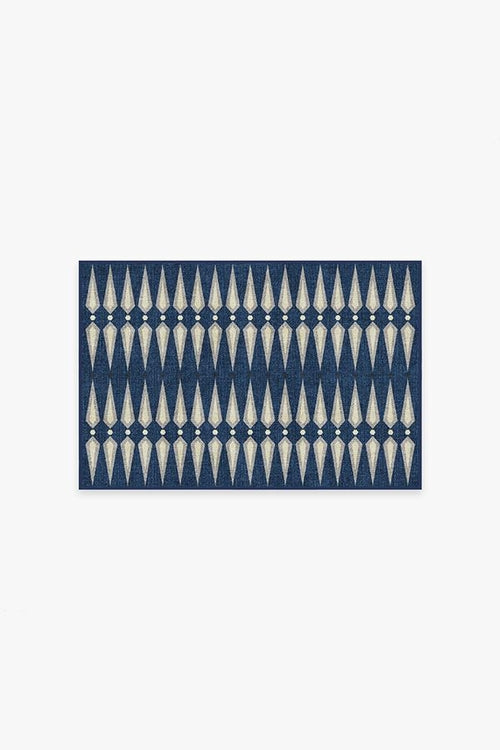 Jonathan Adler Carnaby Admiral Blue Tufted Rug