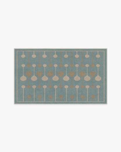 Jonathan Adler Droplet Blue Tufted Rug