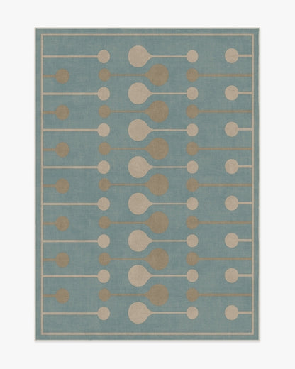 Jonathan Adler Droplet Blue Tufted Rug