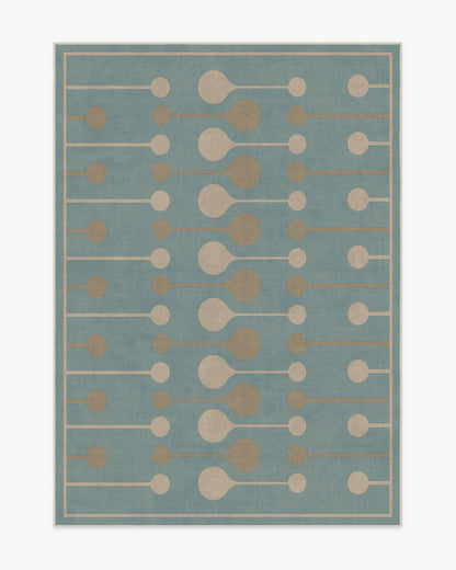 Jonathan Adler Droplet Blue Tufted Rug