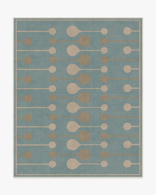 Jonathan Adler Droplet Blue Tufted Rug