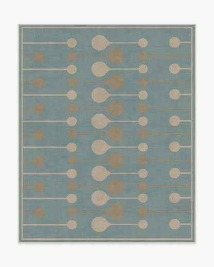 Jonathan Adler Droplet Blue Tufted Rug