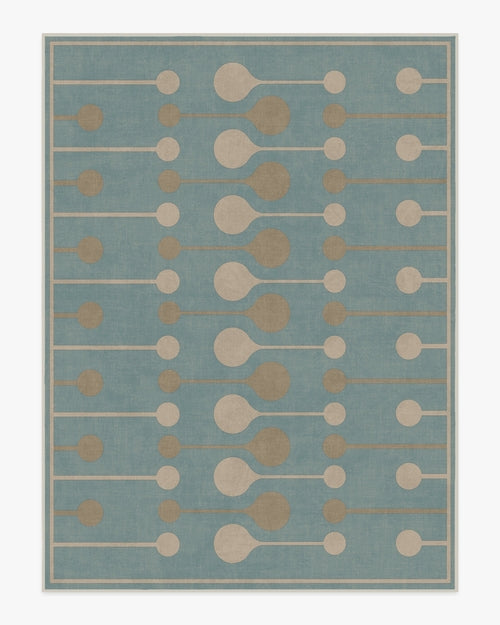 Jonathan Adler Droplet Blue Tufted Rug