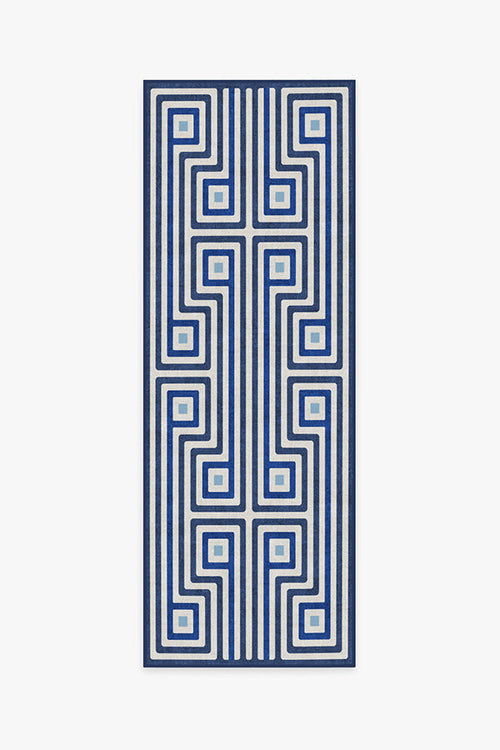 Jonathan Adler Greenwich Blue Tufted Rug