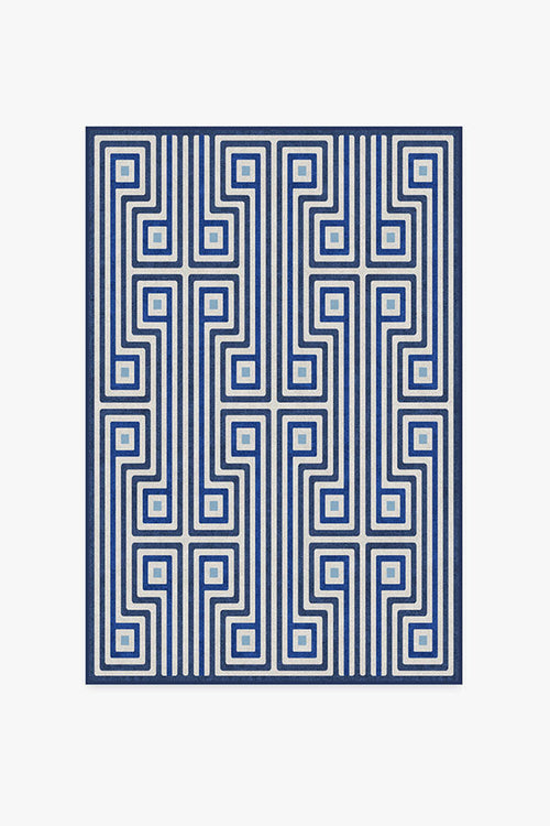 Jonathan Adler Greenwich Blue Tufted Rug