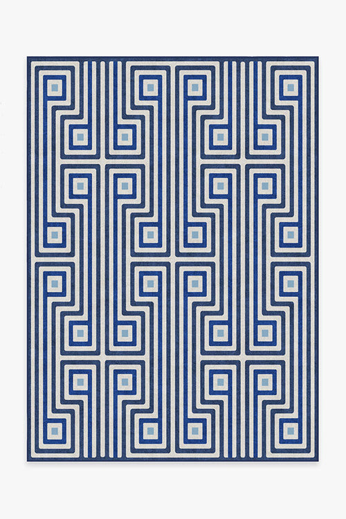 Jonathan Adler Greenwich Blue Tufted Rug