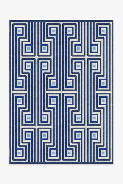 Jonathan Adler Greenwich Blue Tufted Rug