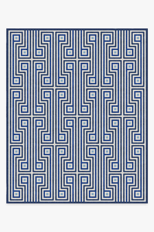 Jonathan Adler Greenwich Blue Tufted Rug