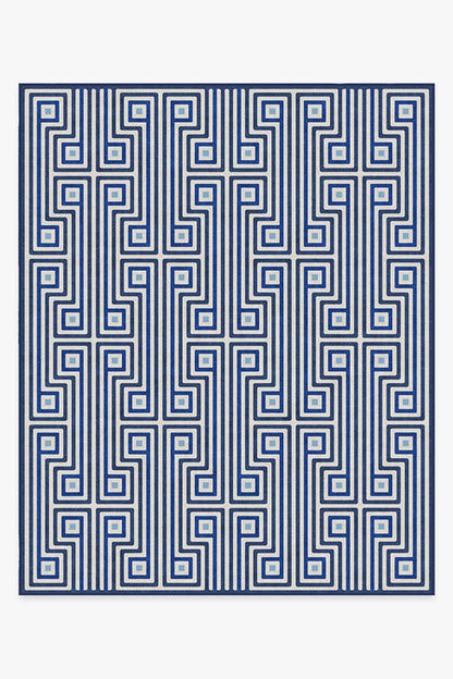 Jonathan Adler Greenwich Blue Tufted Rug