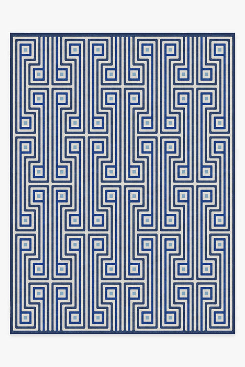 Jonathan Adler Greenwich Blue Tufted Rug