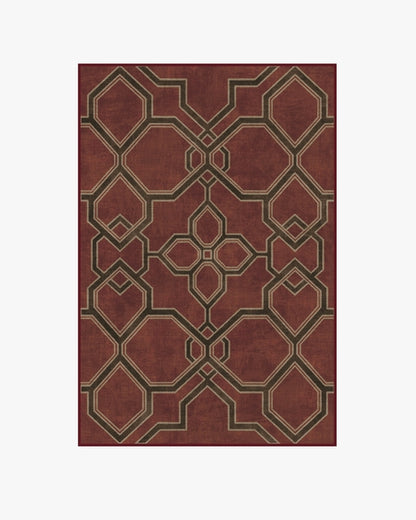 Martyn Lawrence Bullard Kian Red Tufted Rug