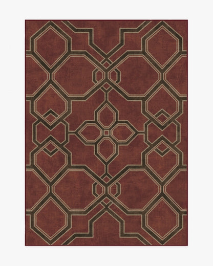 Martyn Lawrence Bullard Kian Red Tufted Rug