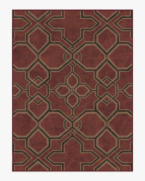 Martyn Lawrence Bullard Kian Red Tufted Rug