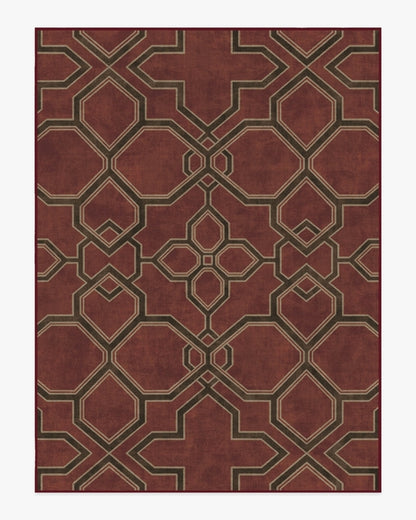 Martyn Lawrence Bullard Kian Red Tufted Rug