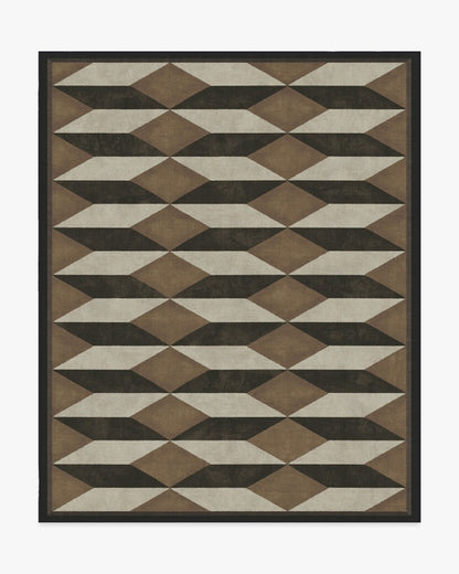 Martyn Lawrence Bullard Oak Black & Camel Tufted Rug