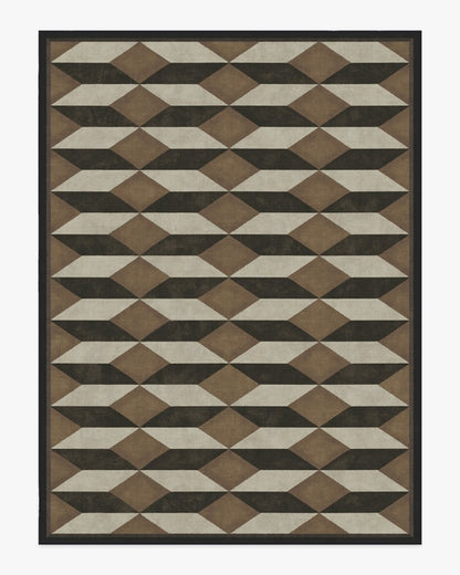 Martyn Lawrence Bullard Oak Black & Camel Tufted Rug