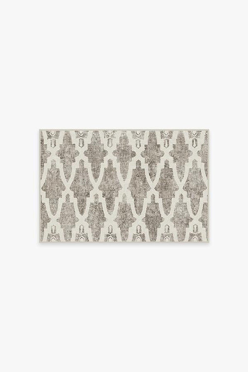 Soraya Trellis Ash Grey Tufted Rug