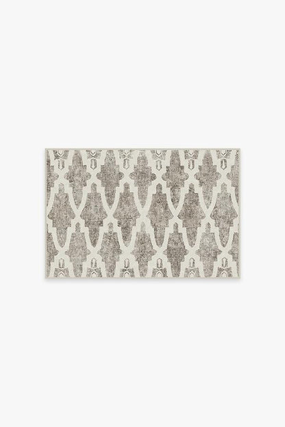 Soraya Trellis Ash Grey Tufted Rug