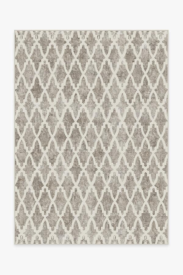 Soraya Trellis Ash Grey Tufted Rug