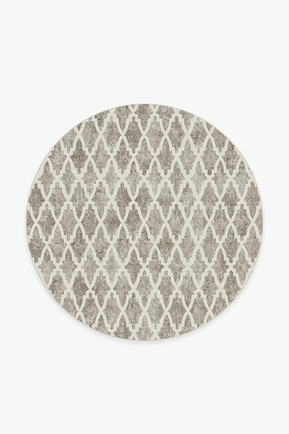 Soraya Trellis Ash Grey Tufted Rug