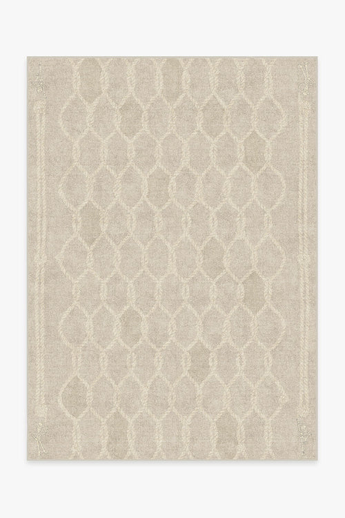 Toy Story Rope Trellis Creamy Pearl Tufted Rug